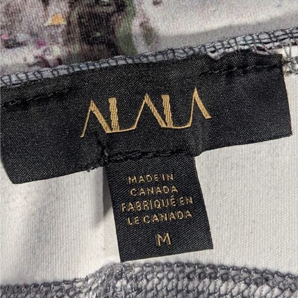 Alala High Rise Mesh Marble Print Leggings Multicolor Women's Size Medium - Picture 9 of 10